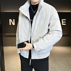 90新标防风抗寒立领羽绒服时尚休闲帅气工装鸭绒服YR6090-P269，男装羽绒服，电商D342