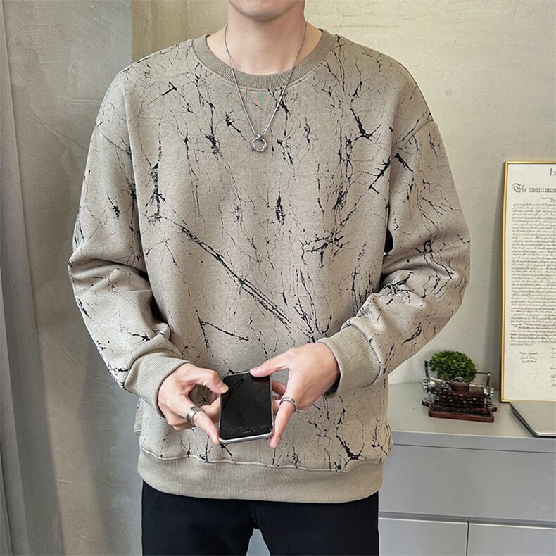 主推现货圆领卫衣春季新品潮流休闲青年卫衣TW6031-P65,男装卫衣,星座1105-3