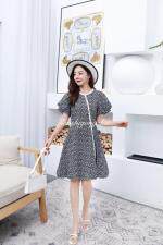 碎花改良版旗袍连衣裙，女装婚纱/旗袍/礼服，天使公主