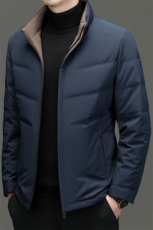 C91709钱塘2020-2时尚商务休闲翻领简约中年男士羽绒服P260，男装羽绒服，钱塘207-2