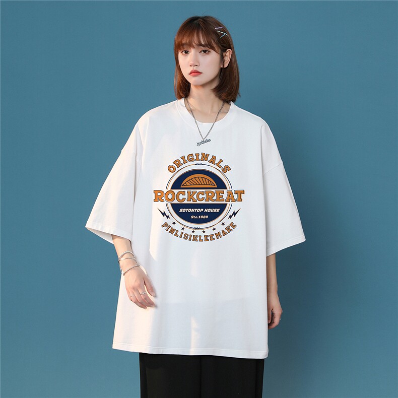 2025夏季新款美式复古个性流行青少年休闲短袖T恤T868/P35控48,男装T恤,电商A148-1