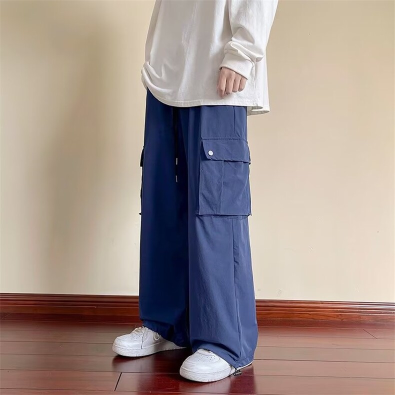 美式潮牌子工装裤男新款高街vintage机能风休闲长裤GK95P40,男装休闲裤,星座1116-2