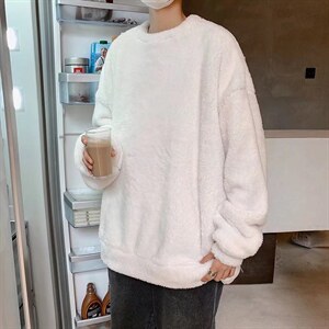 男春季新款纯色卫衣外套F48P30图片