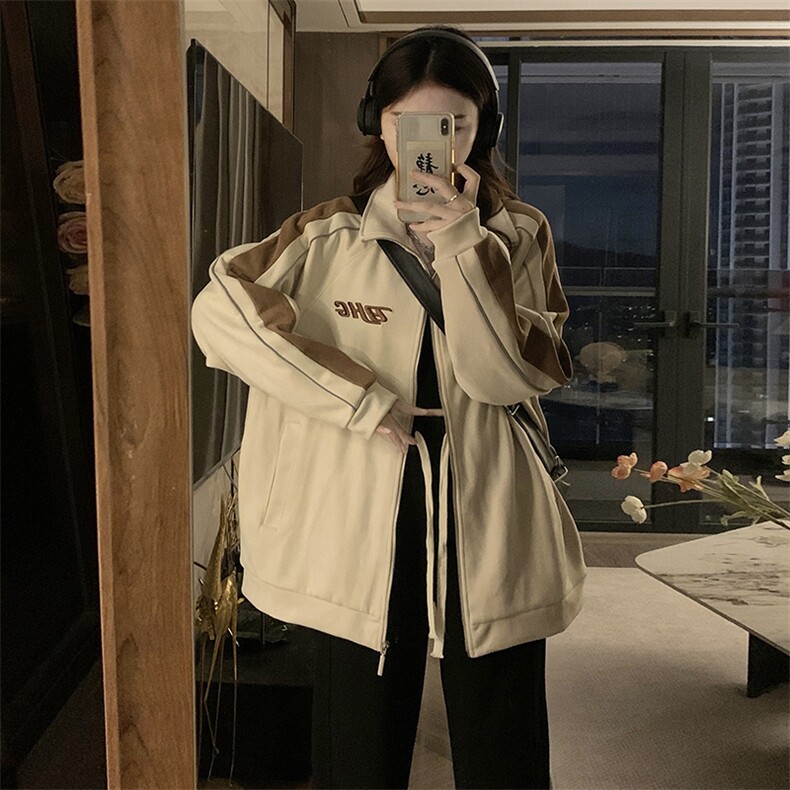 C892-P105美式环保麂皮绒夹克情侣外套男潮秋季新款运动棒球服,男装夹克,星座911-2(原星座613-2）