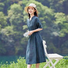 2026年夏季文艺/优雅户外年会旅游婚礼居家约会聚会街拍，女装连衣裙，江南依恋
