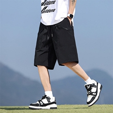 男士2025夏季新款宽松直筒潮流休闲裤百搭工装短裤Q29119-特P25，男装牛仔裤，星座610（原A335）