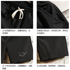 DK39238-P15港风休闲短裤男士大码运动五分裤男中裤男马裤砖墙，男装休闲裤，电商A040A