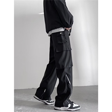美式工装裤男高街拉链设计冲锋裤机能登山裤1001-1-MK532-P40，男装工装外套，星座1001-1