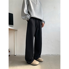 美式弯刀卫裤男春秋潮牌宽松情侣休闲裤百搭运动长裤子K0165-P37，男装休闲裤，星座308B-1