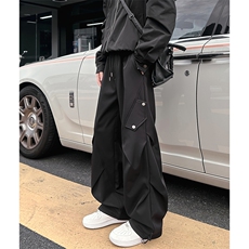 冬季新款高品质加绒加厚休闲裤直筒阔腿工装裤A111-A626-P45，男装工装外套，电商基地A111