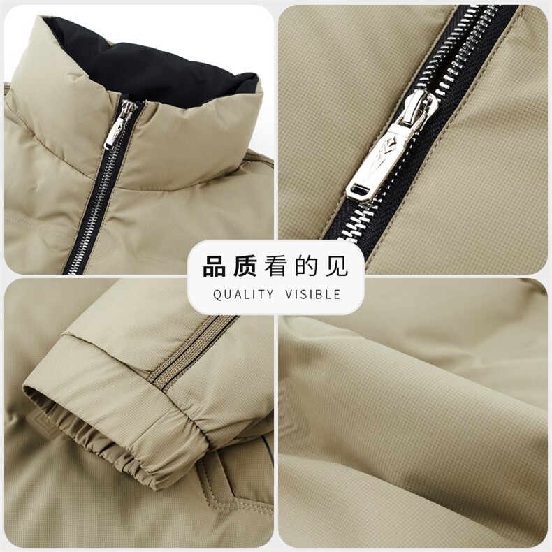 男装羽绒服AE22309立领夹克短款羽绒服,男装夹克,钱塘207-1