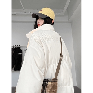 现货 抖音得物可供视频 冬季三防加厚羽绒棉衣外套面包棉服AM999图片