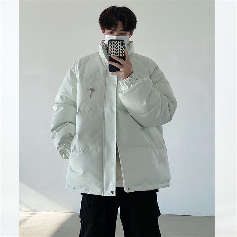 B327-MF02-特P105 冬季加厚情侣棉服休闲外套面包服男保暖皮棉衣图片