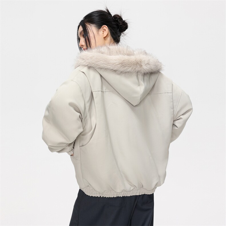 2025日系冬季大毛领保暖防风棉衣派克服外套男女同款XY2519-P95,男装棉衣,星座717
