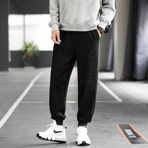 潮牌休闲裤子男潮牌束脚裤篮球百搭宽松运动卫裤DF22T图片