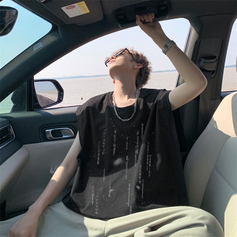 夏季新款外景重磅情侣宽松背心男潮牌大码坎肩无袖T恤BX00513/P25，男装背心/马甲，电商B316