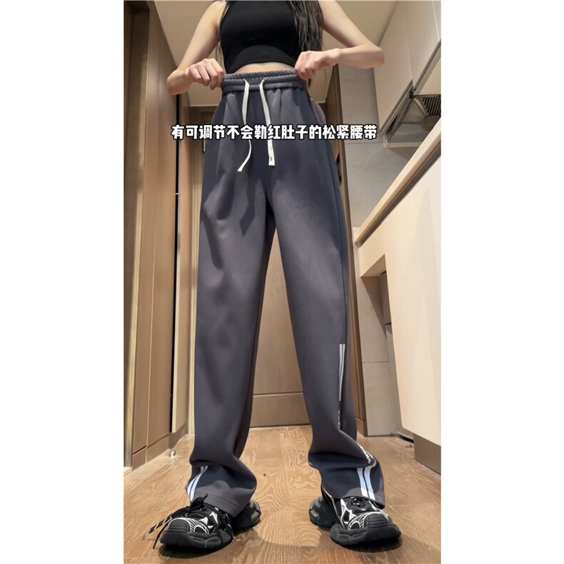 抖音品质潮流宽松拉链褶皱设计宽松冲锋裤B315-K24002-p55控78图片