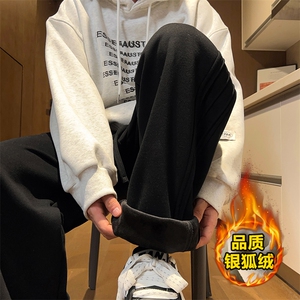 7个高点击 加绒加厚男阔腿裤子416B-1-KL2301-P55限78 加绒P65图片