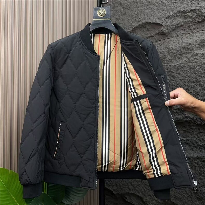 (网图)轻奢棒球领棉服时尚潮流休闲百搭二棉上衣313B-JK5616-P110,男装棉衣,星座313B