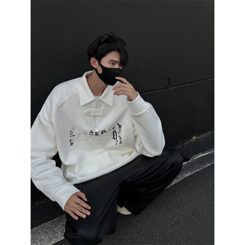 XZ809A/KPL04/P65/控78半拉链设计感POLO衫卫衣外套，男装Polo衫，星座809A(原222-1)