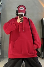 重磅300克卫衣HQ1243-TP45秋季连帽纯色百搭宽松上衣休闲外套，男装卫衣，电商A102-1