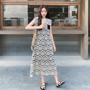 现货 蕾丝刺绣连衣裙两件套2C105-0519-P165-K238图片