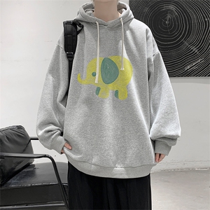 连帽卫衣男大码胖子帽衫大号运动服WY2441-P35图片