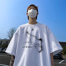 量大优供视频220克美式短袖t恤T2910得物直播有280克品质，男装T恤，电商A486