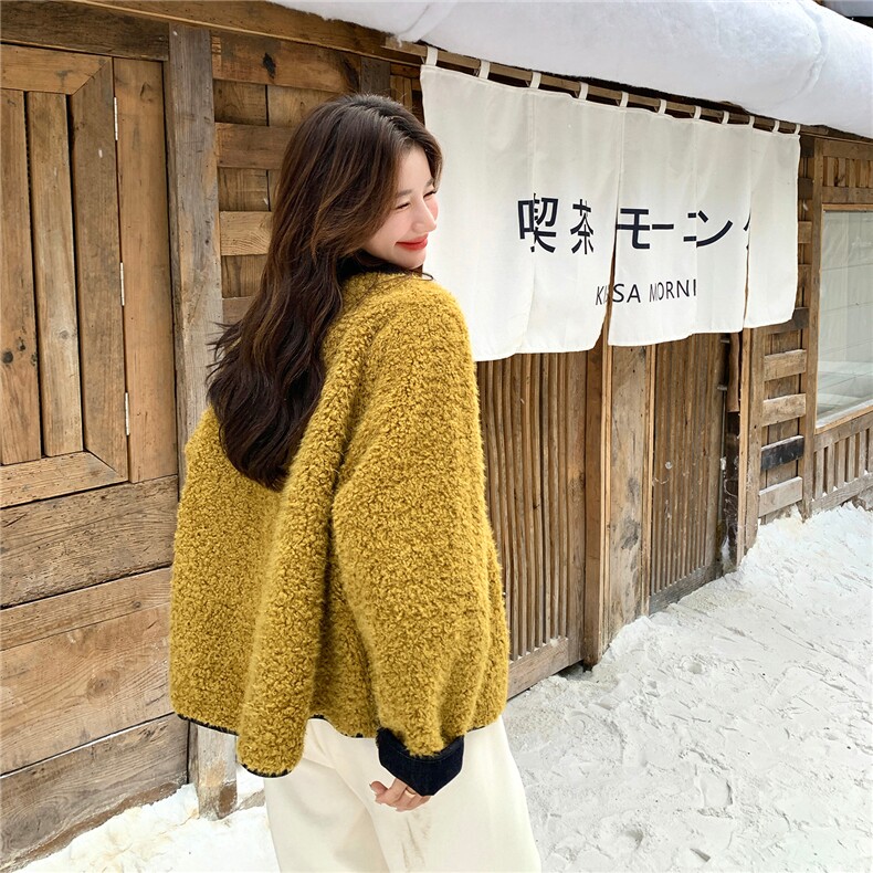 现高级感撞色小香风皮毛一体外套2613P195K298,女装皮草,2C029