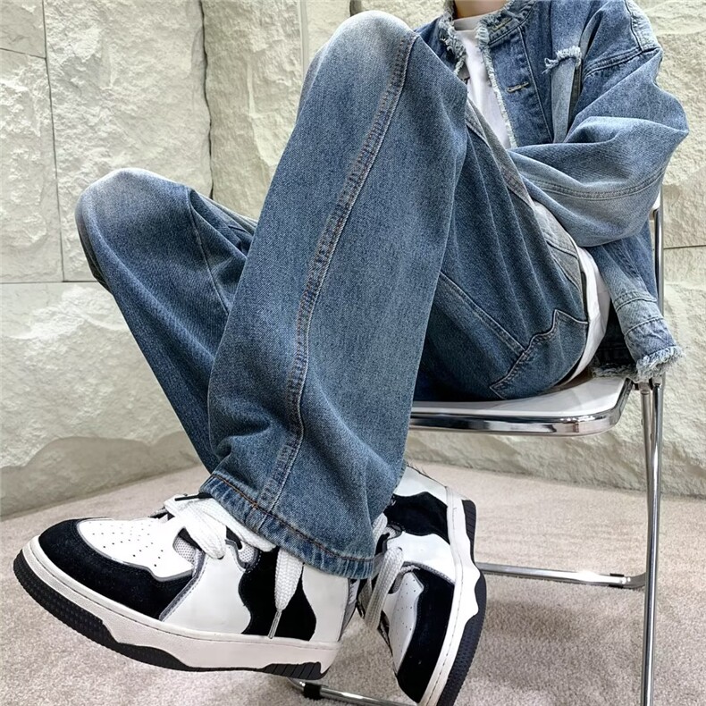美式牛仔裤男款秋季长裤潮Y9073P46,男装牛仔裤,星座1116-2