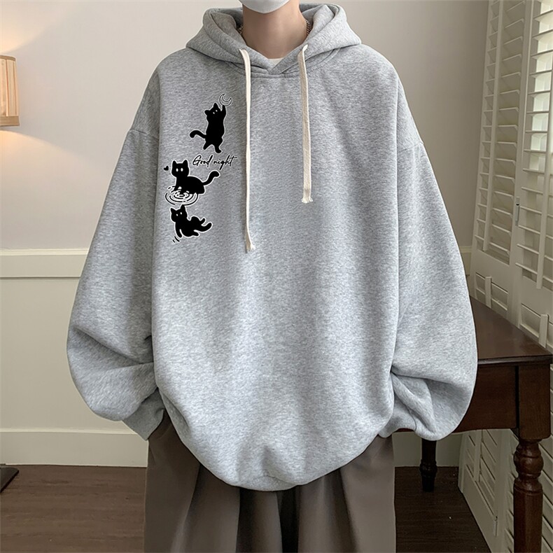 连帽卫衣男大码胖子帽衫大号运动服WY2461-P35,男装卫衣,电商A040