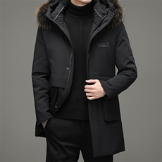 BW21903钱塘2020-2中年男士商务休闲中长款冬季厚款羽绒服P430，男装羽绒服，钱塘207-2