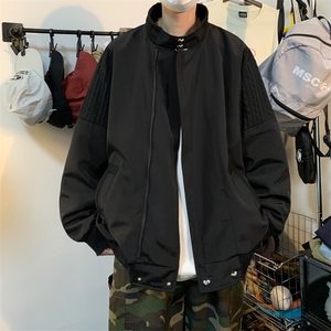 抖音直播！垫肩阿尔法飞行员夹克男 XH35-70图片