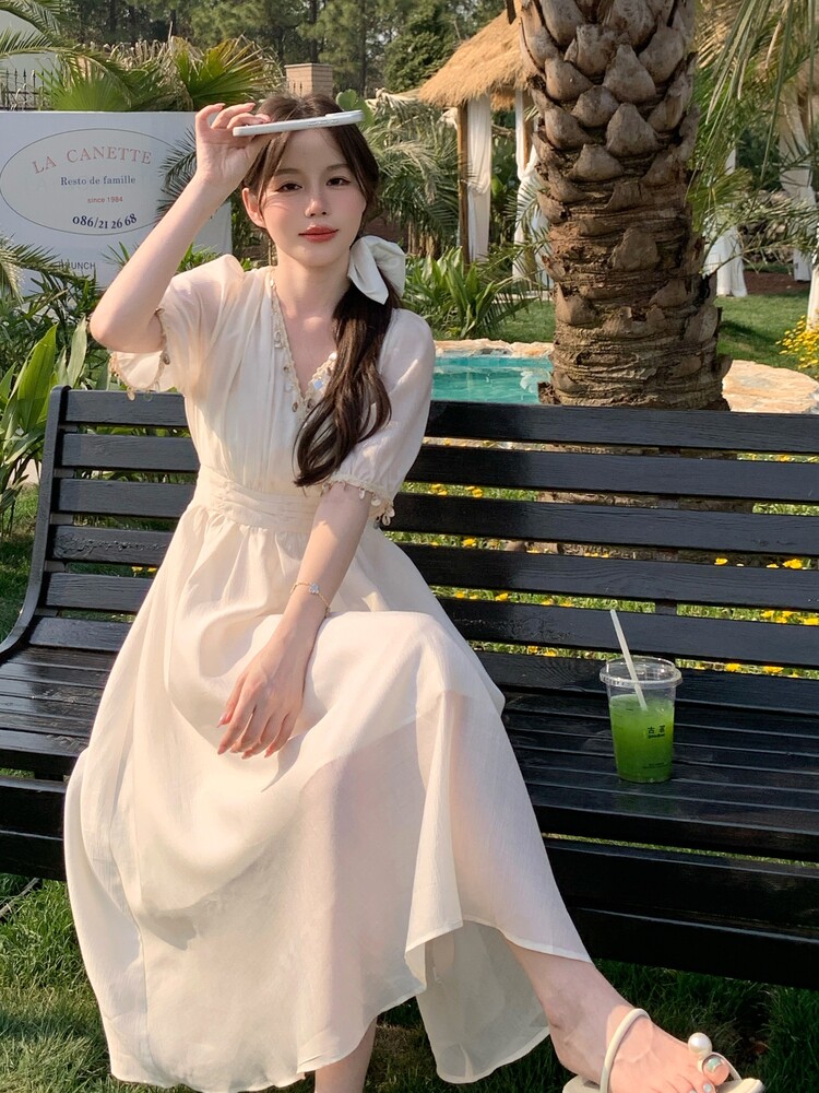 2025年夏季连衣裙RF2C290-6840#-P135-K205,女装连衣裙,蝶眷