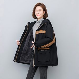 风衣女中长款2025春秋新款收腰小个子时尚宽松百搭休闲加大码外套图片