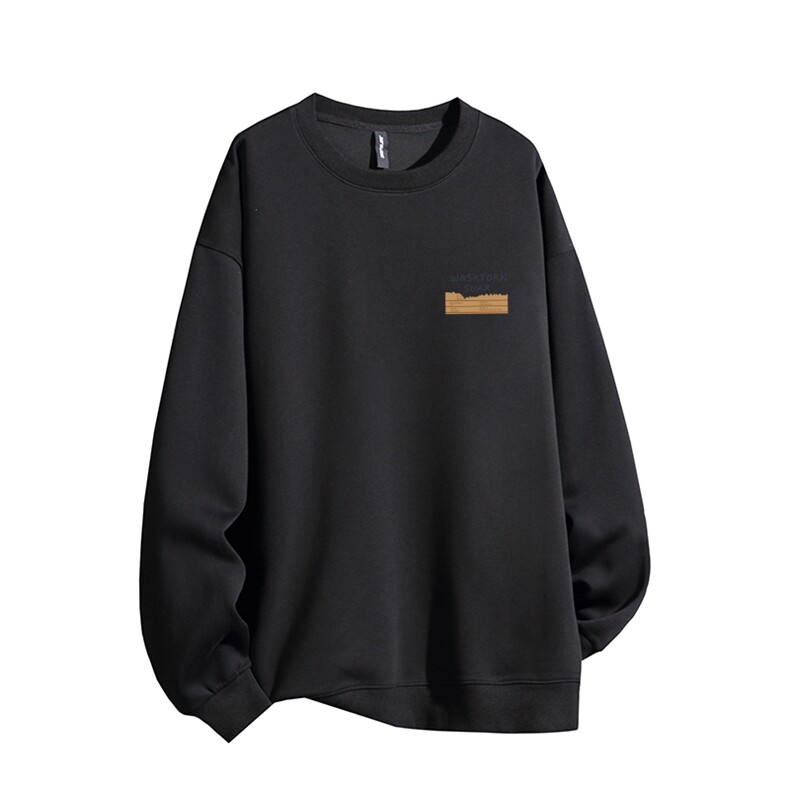 得物供货、复合重磅420克现货圆领卫衣宽松HD019-1-HMY306-P35,男装卫衣,电商019-1