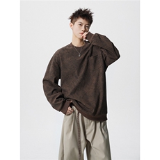 TWY26特38控68polo圆领情侣卫衣宽松外套男100聚酯，女装短外套，电商B370