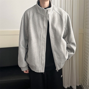 秋冬现货新款呢料外套男立领休闲呢子夹克A351-AJ2519-P115控168图片