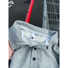 XZ809A/XS22/特P29/控58华夫格假俩件亨利领长T卫衣打底衫，男装T恤，星座809A(原222-1)