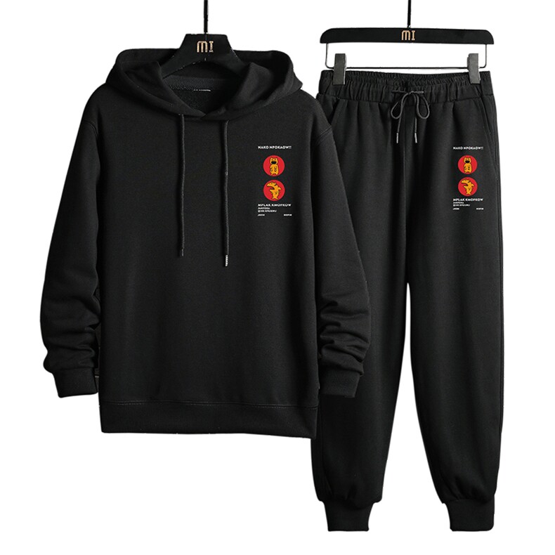 TL8093-P80连帽卫衣套装男运动套装两件套网格挂拍,男装卫衣,电商A040A