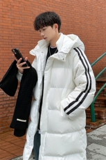 冬季新款90绒羽绒服休闲宽松长款连帽保暖外套D5580-TP235328，男装羽绒服，电商A102