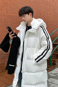 冬季新款90绒羽绒服休闲宽松长款连帽保暖外套D5580-TP235328图片