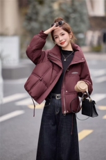 时尚立领短款白鸭绒羽绒服女2025冬季新款洋气减龄羽绒外套上衣，女装羽绒服，余墨