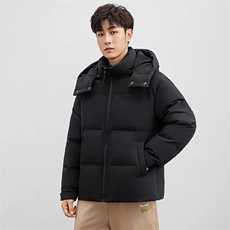 冬季新款棉服外套男士宽松休闲连帽面包服情侣加厚保暖棉衣，男装棉衣，星座218-1（原230）