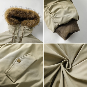 [现货座山雕羽绒服]连帽毛领加厚保暖休闲外套5D1200TP220368图片