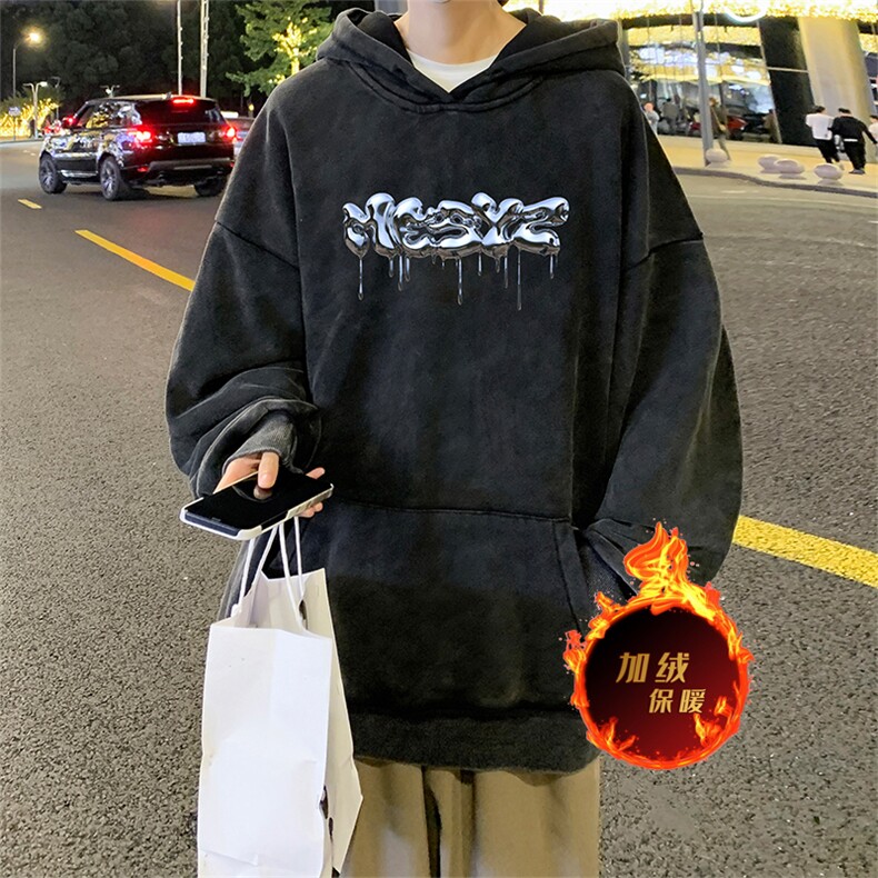 直播品质500克重磅美式做旧水洗卫衣SL1553-常规特P55加绒特P65,男装卫衣,电商A486