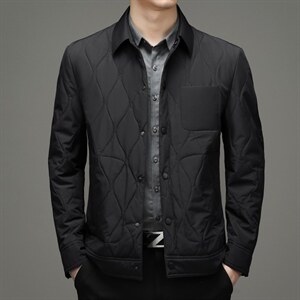 022冬季新款男士短款翻领休闲时尚保暖棉服HM2557-P170图片