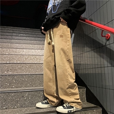 港风潮男牛仔裤嘻哈ins潮高街潮流痞帅长裤N01620-P48，男装牛仔裤，星座308B-2
