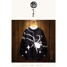 日系毛衣男女秋装ins慵懒风bf复古软糯套头纽扣针织衫MYM56P44，男装针织衫/毛衣，星座1013-5
