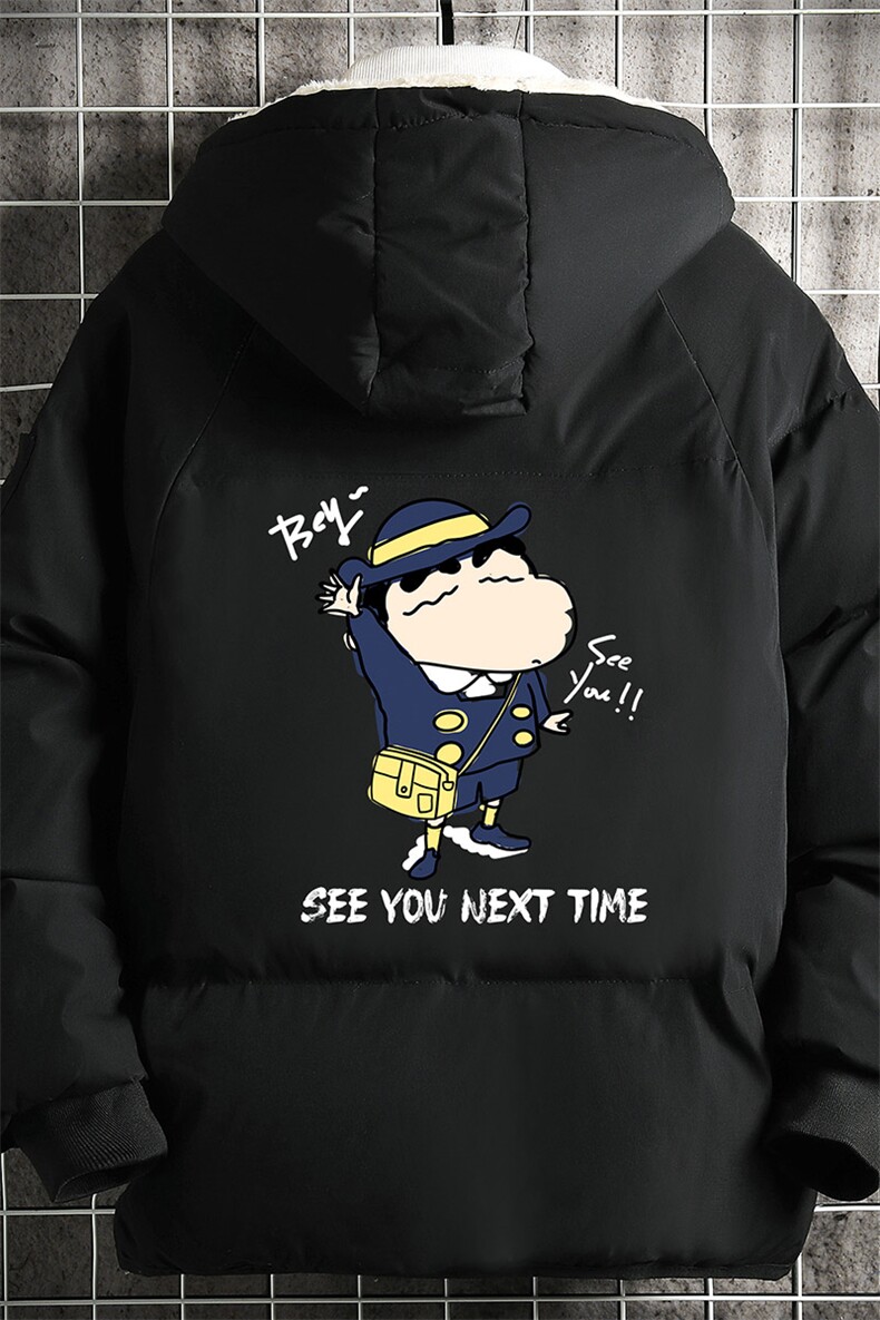 加厚加绒连帽衣男大码服男面包服男MY16240-P100网格挂拍,男装棉衣,电商A040A